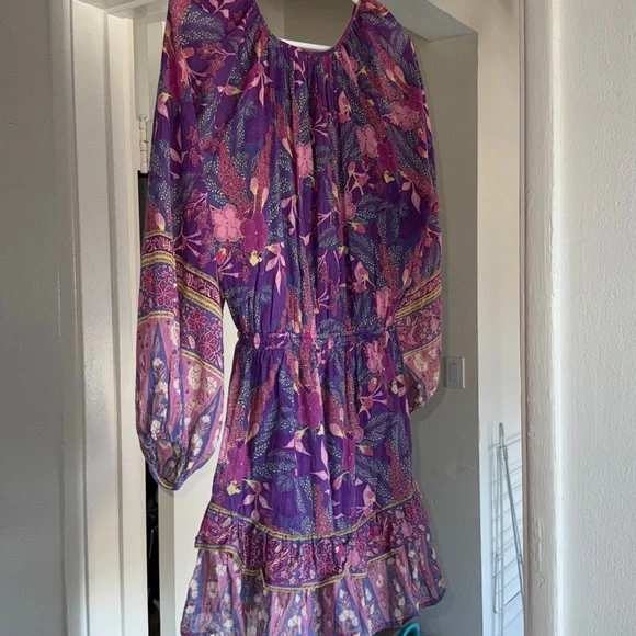 SPELL & THE GYSPSY - BIANCA LONG SLEEVE PLAYDRESS / MINI DRESS - Picture 4 of 5